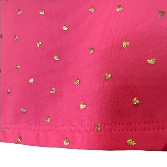 Crown & Ivy Kids Girls Long Sleeve Top Blouse Pink Lace Hearts Size Small - Picture 3 of 7